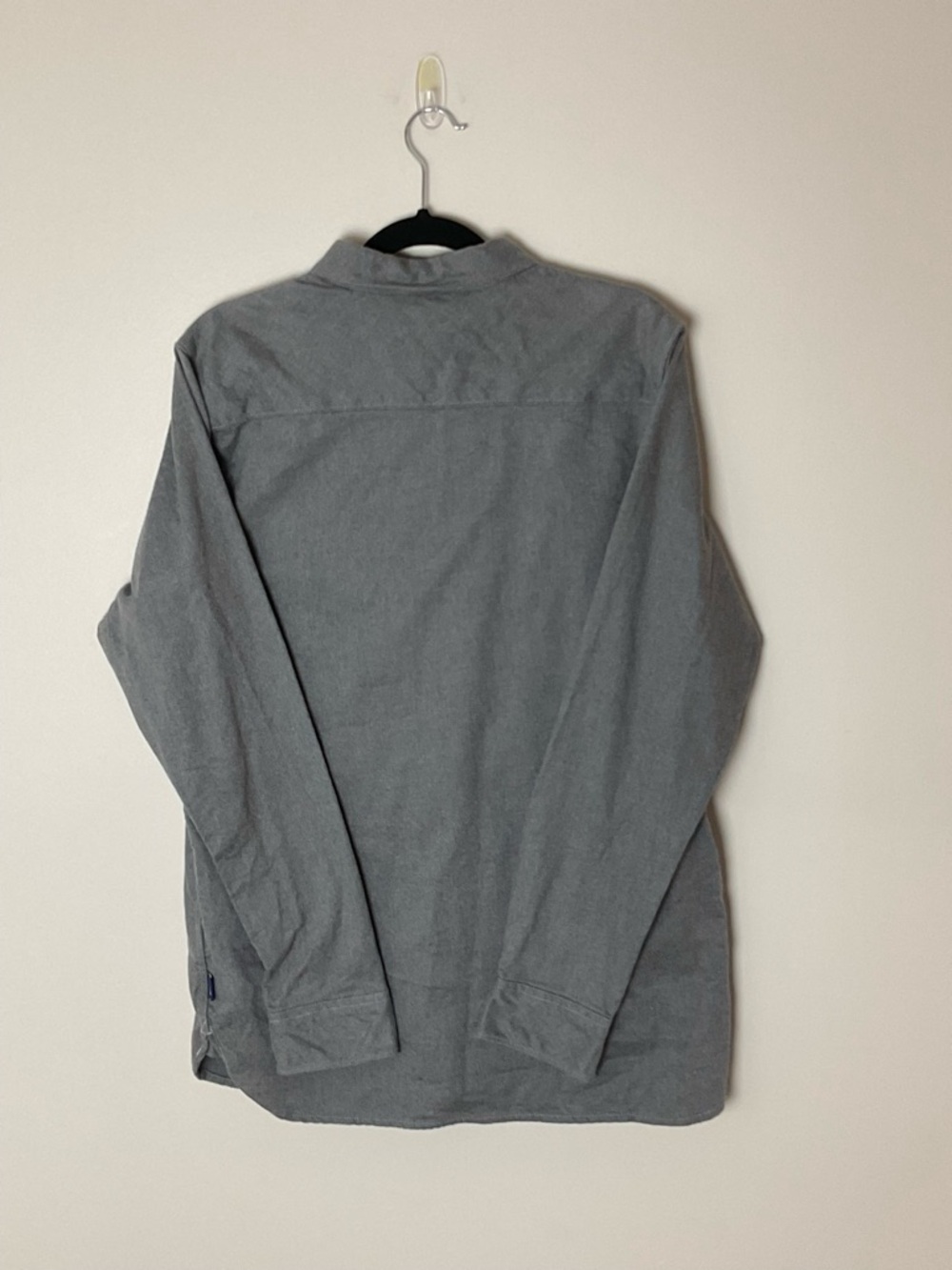 The North Face Men’s Gray Flannel Button-Down Shirt Gorpcore Outdoors Utility L - Picture 10 of 12
